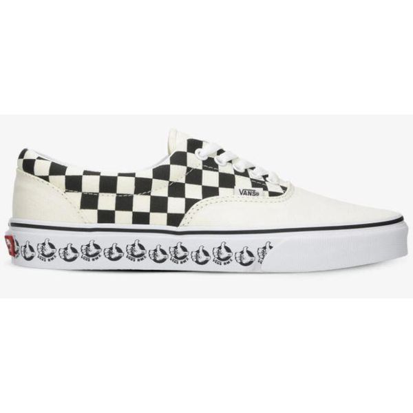 Vans ERA Męskie Trampki Canvas Biało-Czarne 38.5. Białe trampki i tenisówki męskie Vans, bez wzorów, bez zapięcia. Za 298.99 zł.