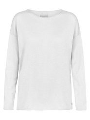 Herrlicher Sweter "Jola" w kolorze białym rozmiar: L. Białe swetry klasyczne damskie Herrlicher, l, z bawełny, bez kołnierzyka. Za 189.95 zł.