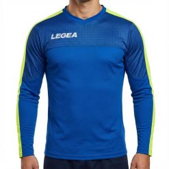 Męska Koszulka do Biegania z Długim Rękawem Kluczowe Cechy Model. Niebieskie t-shirty sportowe męskie Legea, m, z bawełny, bez ramiączek, do biegania. Za 56.00 zł.