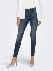 ONLY Dżinsy - Skinny fit - w kolorze niebieskim rozmiar: XL/L32. Niebieskie jeansy damskie Only. Za 118.56 zł.