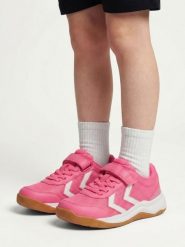 Buty halowe Hummel Multiplay Flex VC 2.0. Czerwone buty trekkingowe męskie HUMMEL, z materiału, bez zapięcia, do piłki ręcznej. Za 216.50 zł.