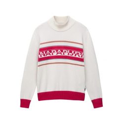 Sweter z okrągłym dekoltem Napapijri D-sardona. Brązowe swetry męskie Napapijri, m, bez wzorów, bez kołnierzyka. W wyprzedaży za 541.50 zł.