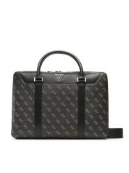 Guess Torba na laptopa Vezzola Smart HMEVZL P3138 Czarny. Czarne torby na laptopa damskie Guess, z aplikacjami, ze skóry. Za 369.99 zł.