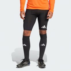 Legginsy Squadra 25 Goalkeeper Padded Short. Białe szorty męskie Adidas, bez wzorów, z materiału, sportowe. Za 179.00 zł.
