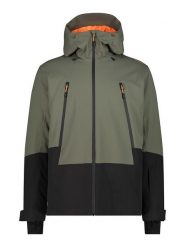 CMP Kurtka narciarska w kolorze oliwkowo-czarnym rozmiar: 52. Brązowe kurtki narciarskie i snowboardowe damskie CMP, bez wzorów, bez kaptura, narciarskie. Za 482.03 zł.