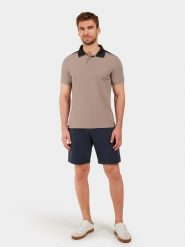 Didriksons Koszulka polo w kolorze beżowym rozmiar: L. Brązowe koszulki polo męskie Didriksons, l, bez wzorów, bez ramiączek. Za 139.95 zł.