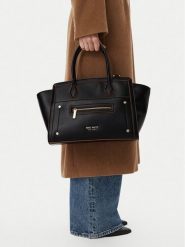 Nine West Torebka CEO-NW-M-002-10 Czarny. Czarne torebki klasyczne damskie Nine West, bez wzorów, ze skóry, bez dodatków. Za 249.99 zł.