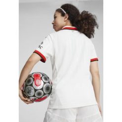 Damska wyjazdowa koszulka AC Milan 24/25 PUMA White. Białe bluzki damskie Puma, s, bez wzorów, sportowe, bez kołnierzyka, bez ramiączek. W wyprzedaży za 314.00 zł.