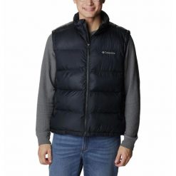 Bezrękawnik Puchowy Columbia Pike Lake Ii Vest Męski. Czarne kamizelki męskie Columbia, m, z puchu. Za 521.99 zł.