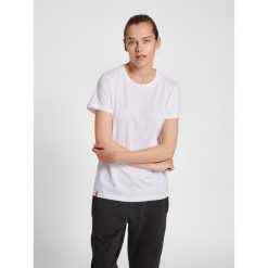 Koszulka damska Hummel Red Basic. Białe bluzki damskie HUMMEL, xl, bez wzorów, z bawełny, bez ramiączek. Za 117.00 zł.