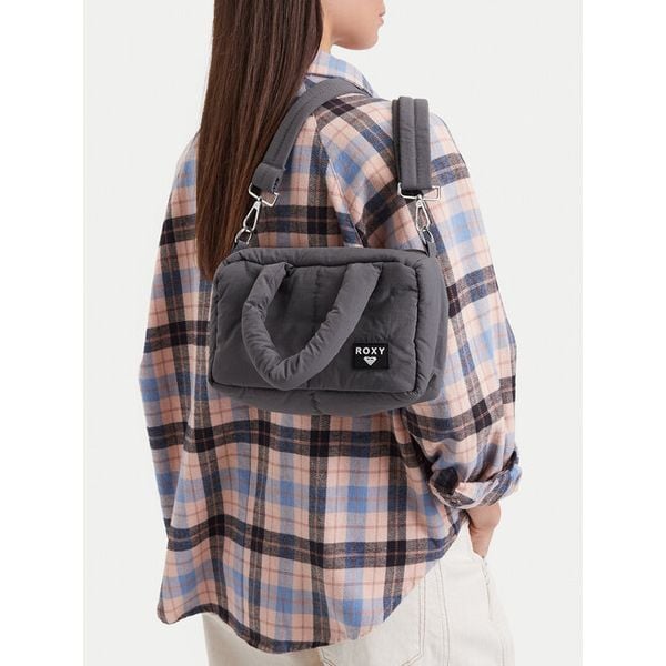 Torebka Roxy. Szare torebki klasyczne damskie Roxy, bez wzorów, bez dodatków. Za 59.99 zł.