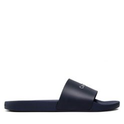 Klapki Calvin Klein Jeans. Niebieskie klapki i japonki męskie Calvin Klein Jeans, z jeansu. Za 149.99 zł.