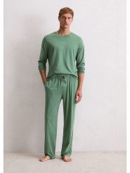 Marc O´Polo Spodnie piżamowe w kolorze zielonym rozmiar: S. Zielone piżamy męskie s, bez wzorów, z bawełny, bez ramiączek. Za 78.84 zł.