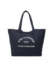 KARL LAGERFELD Torebka A1W50006 Granatowy. Niebieskie torebki klasyczne damskie Karl Lagerfeld, bez wzorów, z materiału, bez dodatków. Za 219.99 zł.