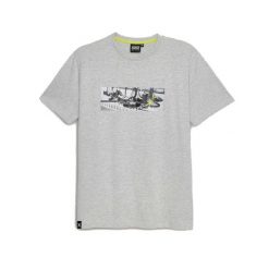 Koszulki Munich Model Regular T-shirt Stadium Kolor Szary. Szare t-shirty męskie munich, s, bez wzorów, z tkaniny, bez kołnierzyka. Za 107.20 zł.