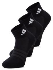 Adidas Performance Męskie skarpety za kostkę w 3-paku Mężczyźni Bawełna czarny, L. Czarne skarpetki męskie adidas Performance, bez wzorów, z bawełny. Za 54.95 zł.