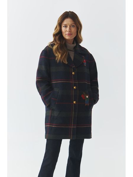 TATUUM Płaszcz przejściowy "Swero" w kolorze granatowym rozmiar: 42. Niebieskie płaszcze damskie Tatuum, bez wzorów. Za 770.45 zł.