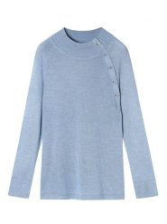 TATUUM Sweter w kolorze błękitnym rozmiar: XL. Niebieskie golfy damskie Tatuum, xl, bez wzorów, z wiskozy, bez ramiączek. Za 123.25 zł.