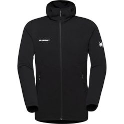 Bluza trekkingowa męska Mammut Aconcagua Light ML Hooded. Czarne bluzy bez kaptura męskie Mammut, m. Za 629.99 zł.