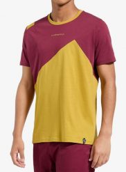 Koszulka bawełniana męska La Sportiva Dude T-Shirt. Żółte t-shirty męskie La Sportiva, m, bez wzorów, z bawełny, bez kołnierzyka. Za 191.29 zł.