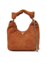 Guess Torebka Isotta HWSG96 60010 Brązowy. Brązowe torebki klasyczne damskie Guess, z aplikacjami, ze skóry, bez dodatków. Za 469.99 zł.