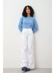 AUTHENTIC CASHMERE Kaszmirowy sweter "Criou" w kolorze błękitnym rozmiar: XXL. Niebieskie swetry klasyczne damskie AUTHENTIC CASHMERE, xxl, z kaszmiru, bez kołnierzyka. Za 322.73 zł.