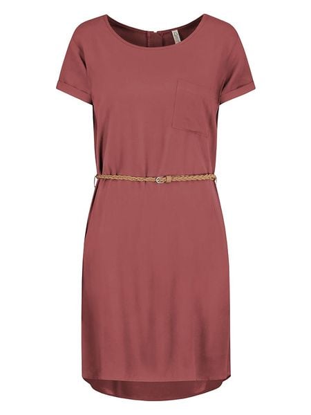 Eight2Nine Sukienka w kolorze jagodowym rozmiar: XXL. Czerwone sukienki damskie Eight2Nine, na co dzień, xxl, bez wzorów, ze skóry, bez kołnierzyka, bez ramiączek, midi, proste. Za 86.99 zł.