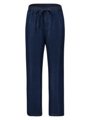 Zero Spodnie w kolorze granatowym rozmiar: 42. Niebieskie spodnie materiałowe damskie zero, bez wzorów, z lyocellu. Za 87.19 zł.