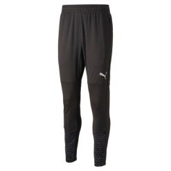 Spodnie męskie Puma Teamcup Pant. Czarne spodnie sportowe męskie Puma, z materiału. Za 290.00 zł.