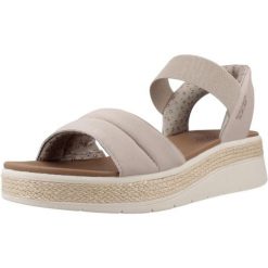 Sandały SKECHERS BOBS SUN RAY Brązowy. Brązowe sandały damskie Skechers, bez wzorów, z materiału, bez obcasa. Za 289.99 zł.