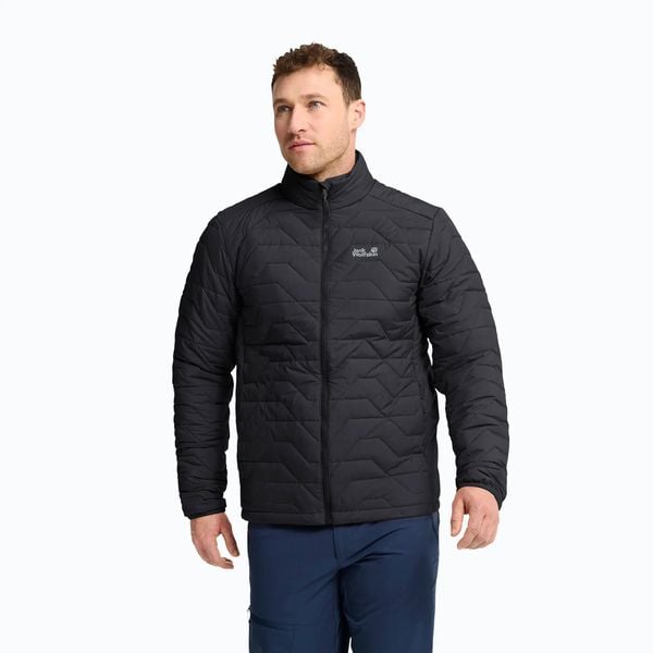Kurtka ocieplana męska Jack Wolfskin Flextrek Ins. Czarne kurtki męskie Jack Wolfskin, m, bez wzorów, z materiału, bez kaptura. Za 579.99 zł.