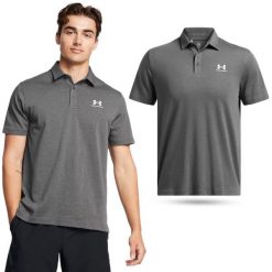 Koszulka polo męska Under Armour UA Icon. Szare koszulki polo męskie Under Armour, m, bez wzorów, bez ramiączek. Za 149.99 zł.