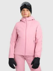 4F Kurtka narciarska w kolorze jasnoróżowym rozmiar: XXL. Różowe kurtki narciarskie i snowboardowe damskie 4f, m, bez wzorów, bez kaptura, narciarskie. Za 165.71 zł.