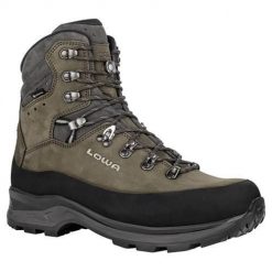 Buty trekkingowe męskie Lowa Tibet Evo Gtx. Brązowe buty trekkingowe męskie Lowa, z materiału, za kostkę, bez zapięcia. Za 1,469.99 zł.