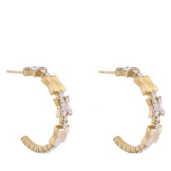 Kolczyki Guess. Żółte kolczyki damskie Guess, złote. Za 259.99 zł.