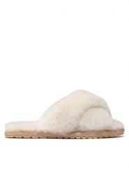 EMU Australia Kapcie Mayberry W11573 Beżowy. Brązowe kapcie damskie Emu Australia, ze skóry. Za 299.99 zł.