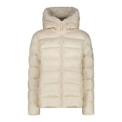 Damska kurtka z kapturem CMP. Białe kurtki damskie CMP, l, bez wzorów, z puchu, z kapturem, narciarskie. W wyprzedaży za 339.99 zł.