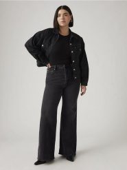 Levi's Dżinsy "Ribcage" - Flared fit - w kolorze antracytowym rozmiar: W31/L30. Czarne jeansy damskie Levi's, z podwyższonym stanem. Za 249.95 zł.