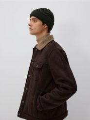 Czapka beanie z wełną - jasny zielony. Zielone czapki męskie Reserved, bez wzorów, z wełny. Za 89.99 zł.