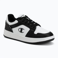 Buty męskie Champion Legacy Rebound 2.0 Low Cut. Białe buty sportowe na co dzień męskie CHAMPION, z kauczuku, bez zapięcia, trekkingowe. Za 239.99 zł.