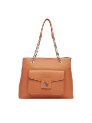 Nine West Torebka JH5831-NW Beżowy. Brązowe torebki klasyczne damskie Nine West, bez wzorów, z materiału, bez dodatków. Za 269.99 zł.
