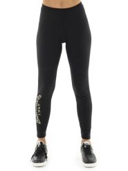 Leone 1947 Legginsy damskie ze stretchem Baumwolle mit goldenen Nieten. Czarne legginsy damskie LEONE 1947 APPAREL, s, bez wzorów, z bawełny. Za 206.29 zł.