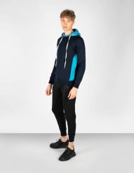 Takeshy Kurosawa Sweter "With Hood" | 83149 | Maglia | Mężczyzna | Niebieski. Niebieskie swetry męskie Takeshy Kurosawa, l, bez wzorów, z dzianiny, bez kołnierzyka. W wyprzedaży za 439.00 zł.