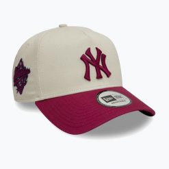 Czapka z daszkiem New Era WS Patch Eframe New York Yankees. Brązowe czapki męskie New Era, bez wzorów. Za 159.99 zł.