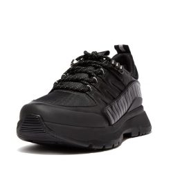Baskets d'extérieur Neo-D-Hyker en cuir mixte. Czarne obuwie trekkingowe damskie FIT FLOP. Za 672.00 zł.