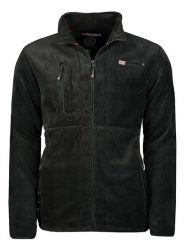 Geographical Norway Kurtka polarowa "Upload" w kolorze czarnym rozmiar: S. Czarne kurtki męskie Geographical Norway, s, bez wzorów, z polaru, bez kaptura. Za 109.78 zł.
