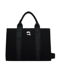 KARL LAGERFELD Torebka B2W50103 Czarny. Czarne torebki klasyczne damskie Karl Lagerfeld, bez wzorów, z materiału, bez dodatków. Za 549.99 zł.