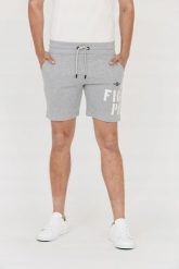 AERONAUTICA MILITARE Bermudy szare męskie. Szare szorty męskie AERONAUTICA MILITARE, bez wzorów, z bawełny. W wyprzedaży za 359.99 zł.
