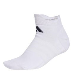 SKARPETY TENISOWE PRZED KOSTKĘ Z AMORTYZACJĄ, 1 PARA W OPAKOWANIU. Białe skarpetki damskie Adidas, bez wzorów, z elastanu. Za 54.95 zł.