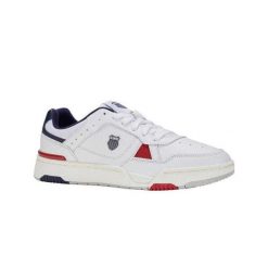 Męskie Skórzane Buty Sportowe Match Pro Lth. Białe buty sportowe na co dzień męskie K-Swiss, z materiału, bez zapięcia. Za 239.00 zł.